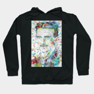 NIKOLA TESLA watercolor portrait .5 Hoodie